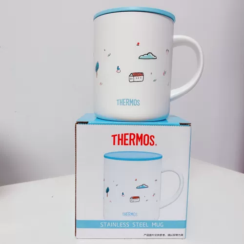 Кофейный термос подходит для мужчин и женщин из нержавеющей стали, чай, чайная чашка, 320 мл