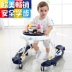 Xe tập đi cho bé tập đi xe đẩy đứng đa chức năng với âm nhạc có thể điều chỉnh tốc độ chống rollover đồ chơi trẻ em xe tập đi thông minh Xe đẩy / Đi bộ