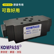 Van thủy lực chồng chất KOMPASS MPW-02A/B van một chiều điều khiển thủy lực MPA MPB van duy trì áp suất 03C