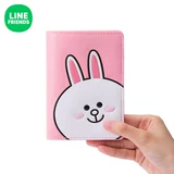 Пакет паспорта South Korea Line Line Sute Bear Bear Bear Girl Passport Card для проезда