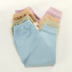 Bộ đồ lót trẻ em mùa xuân và mùa thu đông nam nữ quần áo cotton mùa thu khóa vai rắn màu áo sơ mi trẻ em dịch vụ nhà đồ bộ mặc nhà dài tay vải cotton cho bé Quần áo lót