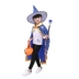 Halloween trẻ em trang phục bé trai biểu diễn chất liệu mẫu giáo trang phục ảo thuật gia phù thủy áo choàng bé gái áo choàng 