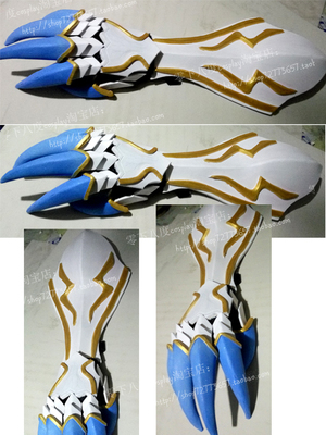 taobao agent Freshly baked double -star Yinyang division white tiger arm COSPLAY props customized