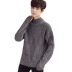 Áo len nam mùa thu đông 2019 phiên bản Hàn Quốc của xu hướng áo len nửa cổ cao cá tính nam mùa thu và áo len mùa đông - Áo len cổ tròn