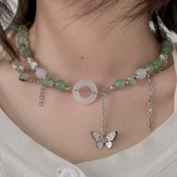 Суббочность двойной слой с буровой сказкой, выдолбленной изысканной бабочки любовные крылышки подвеска