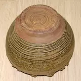 Южные династии Голубая глазурь пластиковая лягушка Патту Бар Юэ Килн Лизай Гуа Чжэнь Гаугу Античный антикварный древний древний фарфоровый керамика старые товары