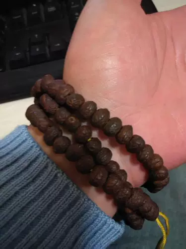 6 -миллиметровый непалский jujube core 108 браслет