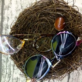 Ротанговые очки с имитацией птичьего гнезда, украшения для магазина, украшения для витрин магазина одежды, персонализированные очки, реквизит для фотографии