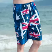 Mùa hè nam mặc quần ngoài mỏng quần short đầu bãi biển nhanh khô năm điểm quần hoang dã màu quần giản dị quần thủy triều - Quần bãi biển