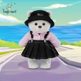 Teddytales, кукла, хлопковая игрушка, медведица Лина, детская одежда