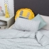 lụa bông chăn mảnh phù hợp với ngôi sao trẻ trẻ em Pháp bộ comforter dệt kim nap nhỏ giường gối bông - Bộ đồ giường trẻ em 	chăn ga cho bé gái	 Bộ đồ giường trẻ em