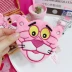 Nhật bản và Hàn Quốc phim hoạt hình dễ thương màu hồng beo thêu đồng xu ví HỒNG cô gái dây kéo trái tim purse gói thẻ lưu trữ túi nữ