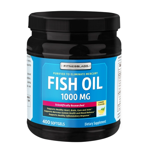FitnessLabs мышечный рыбий жир 400 Граг с оригинальным Eumega 3omega-3 высокомерной рыбной рыбы мягкие капсулы мягкие капсулы