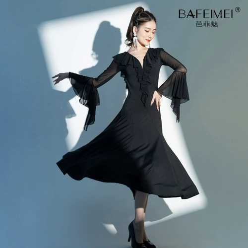 Новая современная латиноамериканская танцевальная юбка кантри Стандарт вальс коммуникация танцеваль