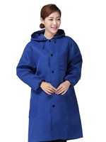 Сапфировый синий с капюшоном мку