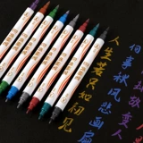 10 Цвет мягкий цвет головы красивая ручка с двойной металлической живопись