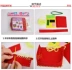 Trẻ em mẫu giáo handmade túi xách gói không dệt vải không dệt DIY dán sáng tạo đồ chơi