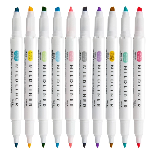 Япония Zebra Zebra Limited Edition Double -Hededed Fluorescent Pen Wkt7.