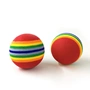 Stripe Super Q Pet Dog Ball Rainbow Ball Rainbow Cat Toy Dog Ball Stripe - Mèo / Chó Đồ chơi bóng đồ chơi cho chó