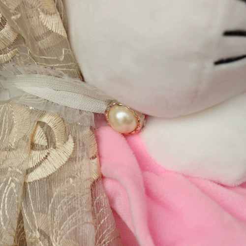Мультяшная креативная модная розовая ткань, ремень, современная пряжка, плюшевое украшение для детской комнаты, кукла, котенок