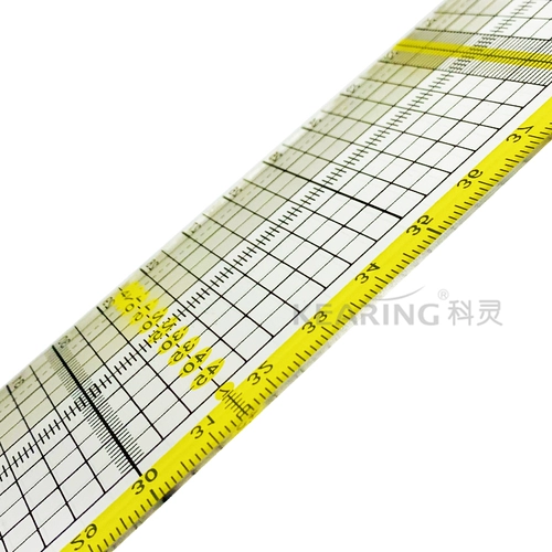 Corin KPR6006S Пэтчвообразная линейка ручной работы из стальной боковой линейки линейки линейки линейки линейки ткани правителя