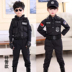 Cảnh sát mặc quần áo trẻ em cảnh sát đồng phục trẻ em thiết bị cảnh sát toàn bộ các đồng phục nhỏ trẻ em trai nhỏ cảnh sát giao thông trang phục trang phục động vật cho trẻ em Trang phục