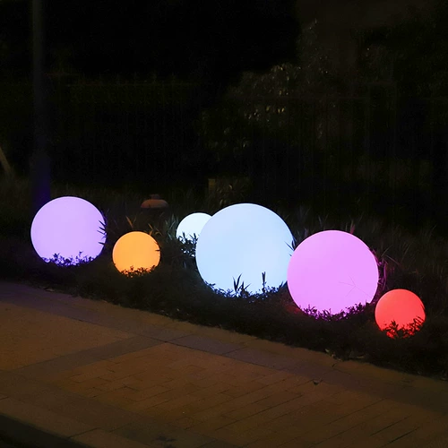 Светодиодные световые шарики, водонепроницаемые водонепроницаемые шариковые огни, газонные огни, декоративные светильники Connected Electro -форма