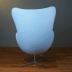 Ấn độ hoa vải trứng ghế sáng tạo retro không gian ghế máy tính thiết kế vỏ trứng ghế sofa đơn đồ nội thất cá tính ghế thư giãn đọc sách Đồ nội thất thiết kế
