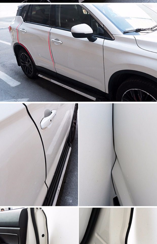 防撞条车门边侧门贴自粘型防撞条车用遮挡关门静音防水车身防擦条