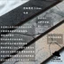 Zhaonan đen nâu Nhật Bản nhập khẩu chất béo siêu dày vành đai dải vật liệu vành đai Zhao Nan Shen tuyết handmade