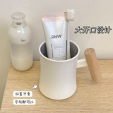 Ins ins prontwash cup Студент высокая деревянная ручка чистка зубов, чтобы вымыть чашку с общежитием простой зубной щеткой