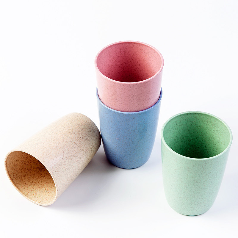 【加q联系】小麦秸秆漱口杯情侣洗漱杯刷牙杯牙刷杯子牙缸喝水杯