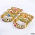 Đích thực Bắc Kinh cloisonne vòng đeo tay nữ phong cách quốc gia mạ vàng bracelet retro trang sức thời trang ngày món quà của mẹ vòng tay tỳ hưu Vòng đeo tay Cuff