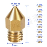 Латунный принтер, 3D печать, 1.75/3мм, 0.1-1мм