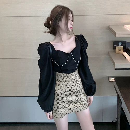 Осенний модный комплект, яркий броский стиль