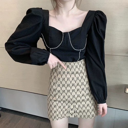 Осенний модный комплект, яркий броский стиль