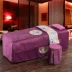Màu sắc tinh khiết đẹp trải giường tùy chỉnh cao cấp làm đẹp massage giường bao gồm bốn bộ của vẻ đẹp châu Âu bao gồm bốn bộ bông - Trang bị tấm