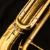 Nhạc cụ châu Âu đích thực Phím ba vị trí nâng cao trên âm trầm nhỏ B-paint sơn mài vàng loại ZEU-2500 - Nhạc cụ phương Tây