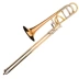 Tích cực dụng cụ đồng thau châu Âu chuyển vị trombone B điều chỉnh B điều chỉnh chuyên nghiệp nhà máy ống đồng trắng trực tiếp - Nhạc cụ phương Tây