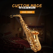 Saxophone đồng thau châu Âu ZAS-3000 Eb sơn mài vàng cao cấp alto sax - Nhạc cụ phương Tây