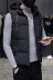 Áo khoác vest nam mùa đông phiên bản Hàn Quốc cộng với xu hướng nhung xuống bông pad ấm vest vai mùa thu và áo khoác cotton nam áo khoác cotton - Dệt kim Vest áo len nam cổ lọ hàn quốc Dệt kim Vest