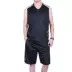 Mùa hè nam size lớn mồ hôi vest quần áo bóng rổ phù hợp với áo thun không tay quần short hai mảnh cộng với chất béo cộng với áo len - Lót
