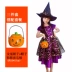 Trẻ em trang phục Halloween bé gái cos hóa trang hiệu suất phù thủy công chúa váy phù thủy nhỏ trình diễn trang phục 