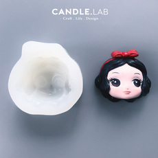 Ароматерапия DIY материалы/инструменты candle.lab | 卡通公主diy香薰石膏蜡烛扩香石手工硅胶模具24