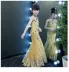 2018 màu sắc hình ảnh mới trẻ em ăn mặc vàng ren sexy mỏng đuôi cá váy dài chương trình sân khấu công chúa váy bộ vest bé trai đi tiệc Váy trẻ em