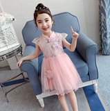 Летнее платье, юбка, летняя одежда, наряд маленькой принцессы, ханьфу, этническое ципао, коллекция 2021, детская одежда, этнический стиль