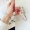 Vòng tay thép titan nữ không phai màu vàng hồng Vòng tay phiên bản Hàn Quốc của chàng sinh viên đơn giản Sen mạng đỏ tròn rất mỏng - Vòng đeo tay Cuff