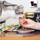 Earth Cat Pet Freshcat Cat Sandwich Puff Pet Cat Snacks Cat Cookies Phần thưởng Đồ ăn nhẹ Molar Cleansing Răng - Đồ ăn nhẹ cho mèo thức ăn mèo minino Đồ ăn nhẹ cho mèo