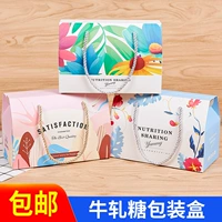 Льняная сумка, портативная подарочная коробка, со снежинками