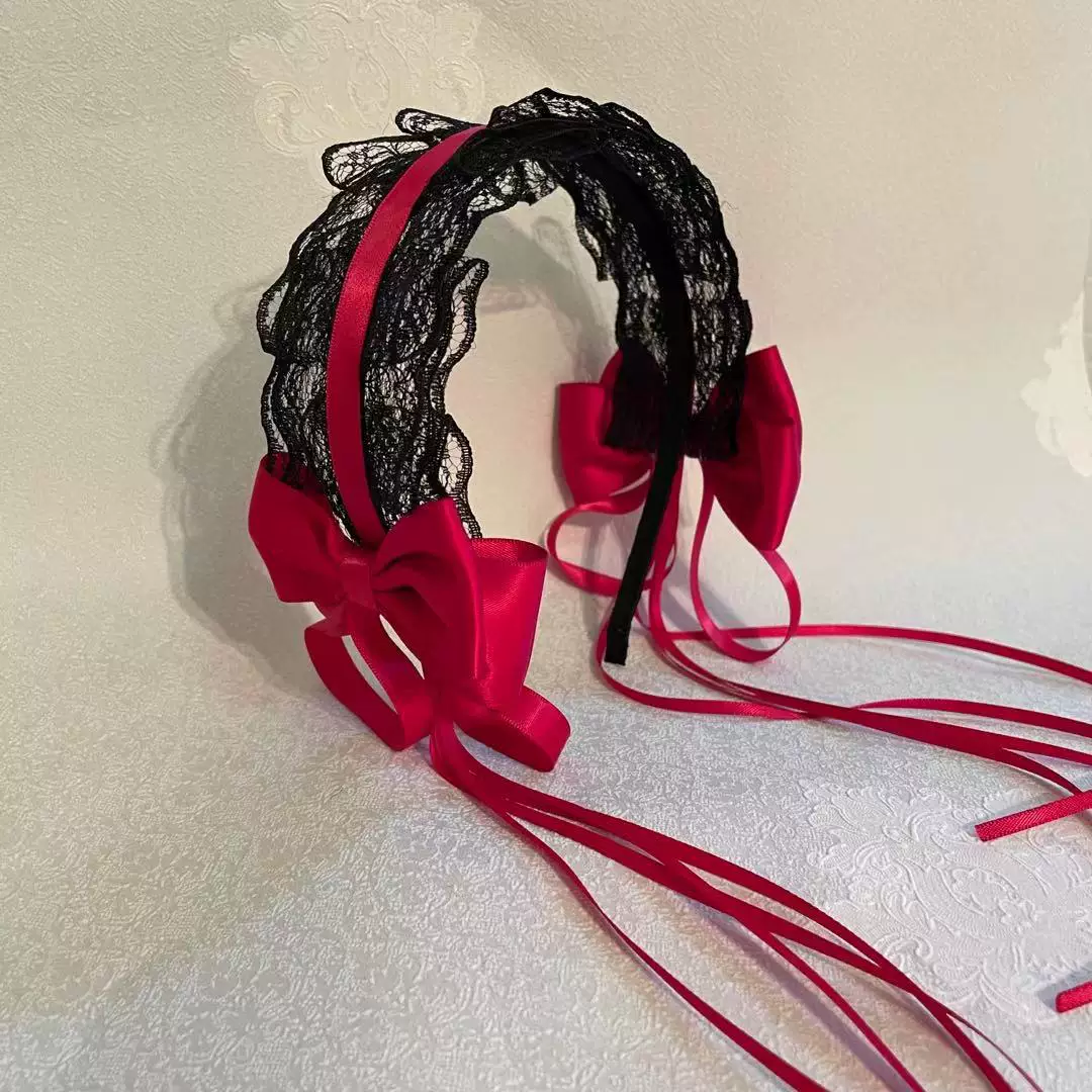 [Косметика Лолита Милая кошачьи уши тюль Headband KC Hair Band Аниме]